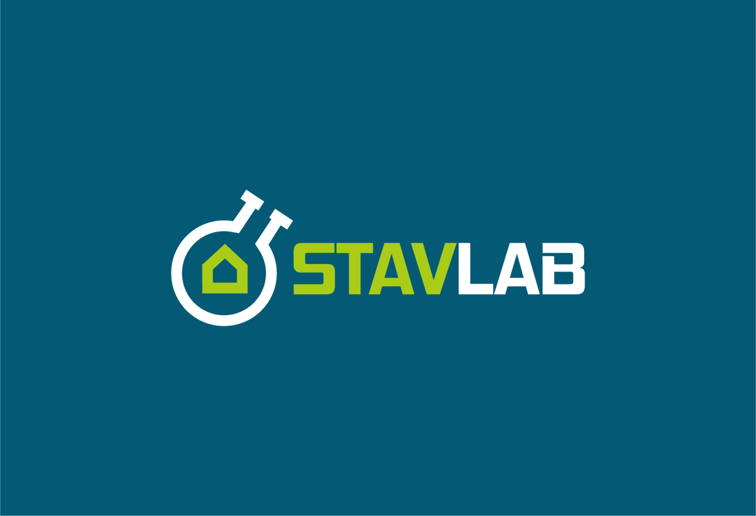 Logo na míru pro architekty stavební laboratoře nápadů